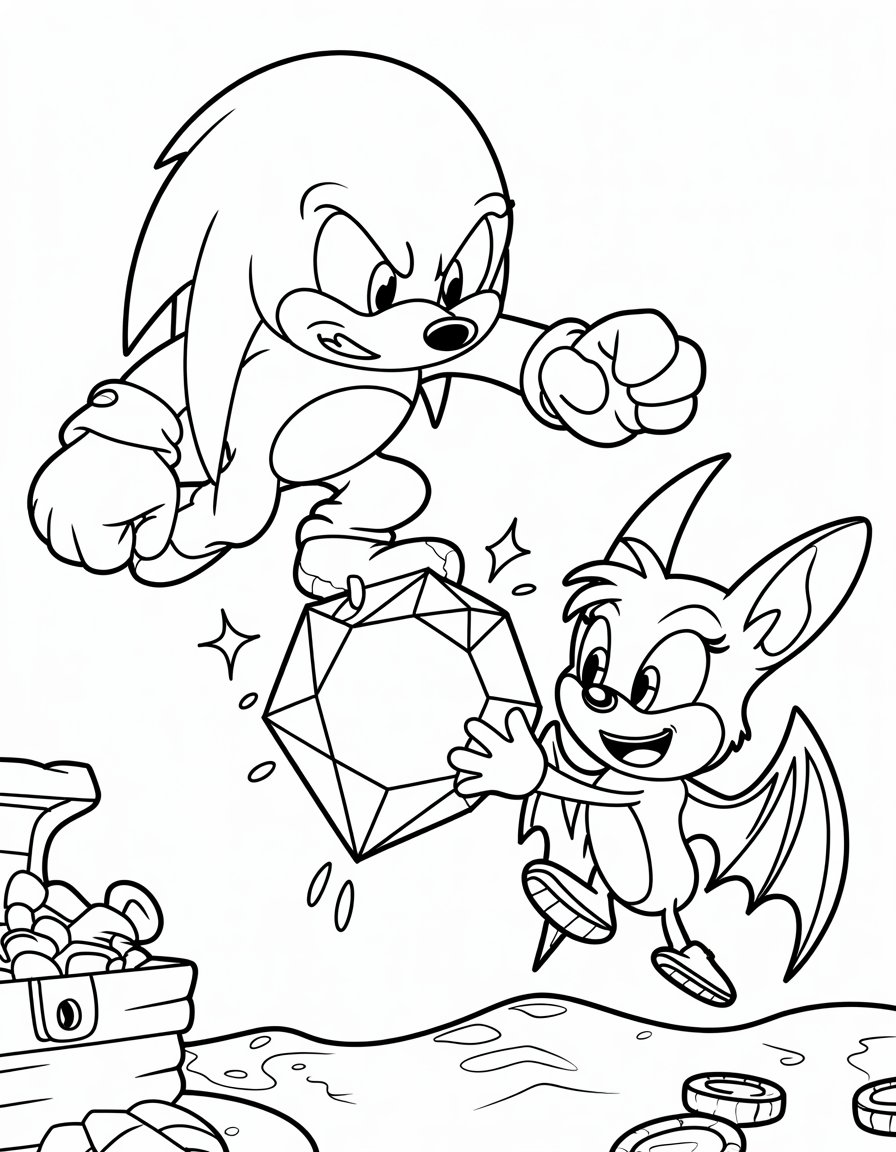Knuckles and Rouge